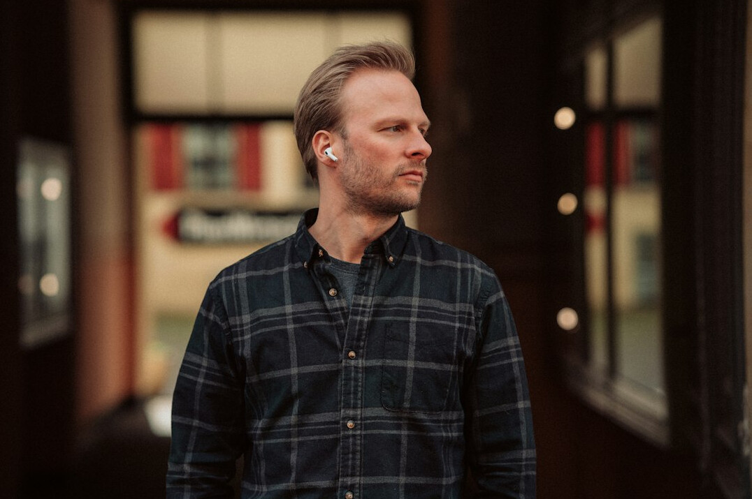 Portrait of a bearded man in a casual shirt