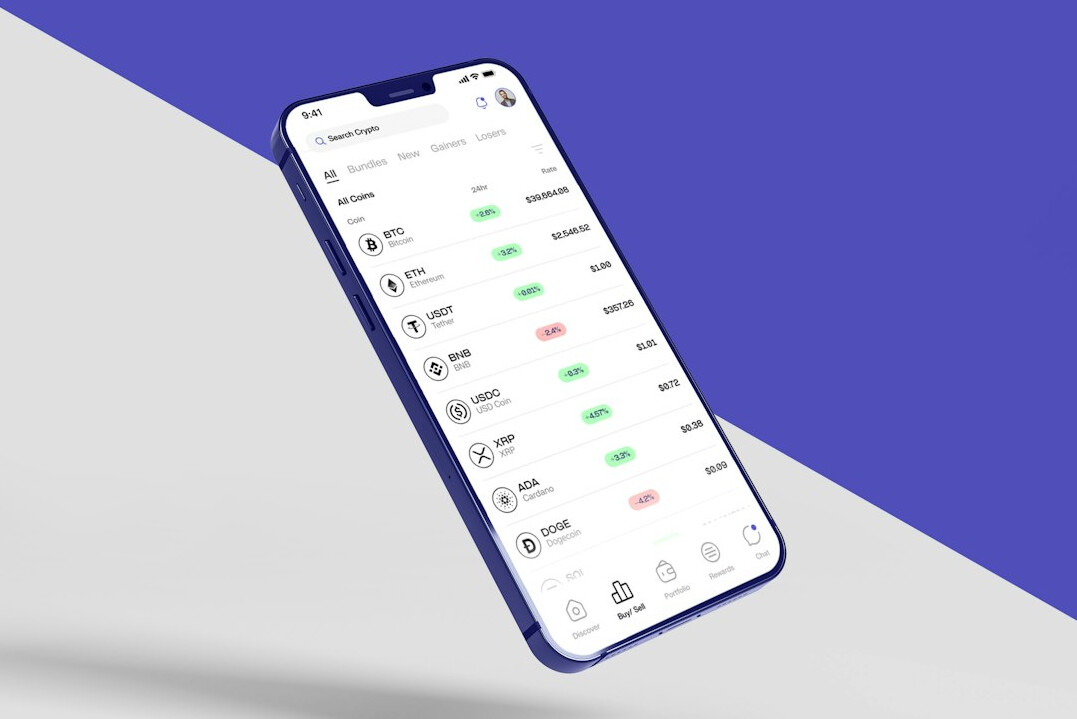insurance app interface